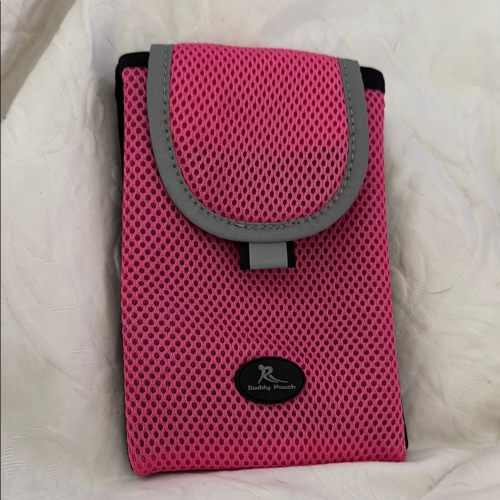 Buddy Pouch On the Go Belt-Free Mini  PHONE Pouch Pink